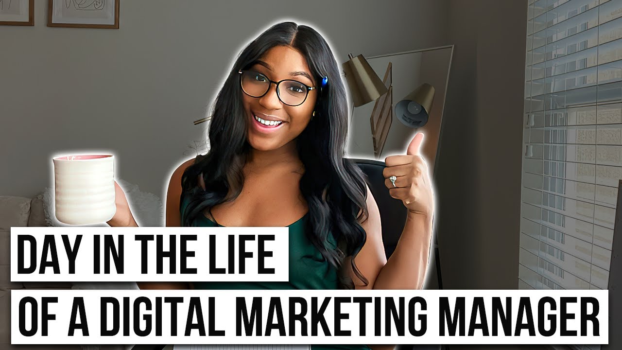 DAY IN THE LIFE OF A DIGITAL MARKETING MANAGER - WFH - YouTube