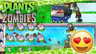 How to beat Bobsled Bonanza without Sunflowers! | Plants vs. Zombies | Minigame ❄️