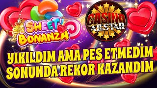 Sweet Bonanza | İNATLAŞAN OYUNDA REKOR KOMBO | BIG WIN #sweetbonanzaküçükkasa #sweetbonanzamaxwin