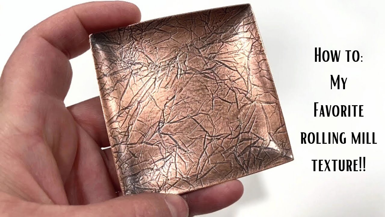 Texturing Silver & Copper Sheets 