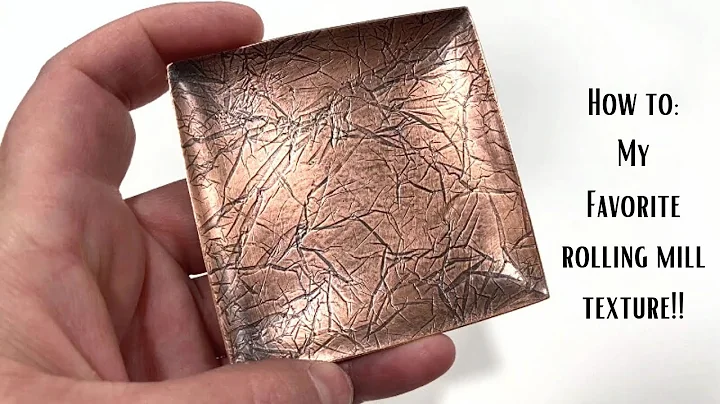How to: My Favorite Rolling Mill Texture (Looks Li...