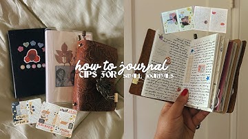 How To Journal in Small Notebooks | A6, Passport, Pocket, etc