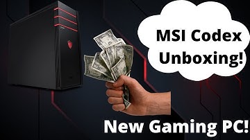 MSI Codex Unboxing!!! NEW Desktop Gaming PC!!!!