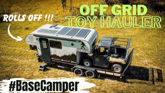 Custom Toy Hauler Trailer Off Grid