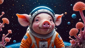 Blender with Stable Diffusion XL Tutorial - Piglet astronaut