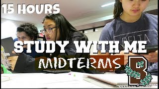 STUDY WITH ME FOR MIDTERMS  15 hours [Brown University]