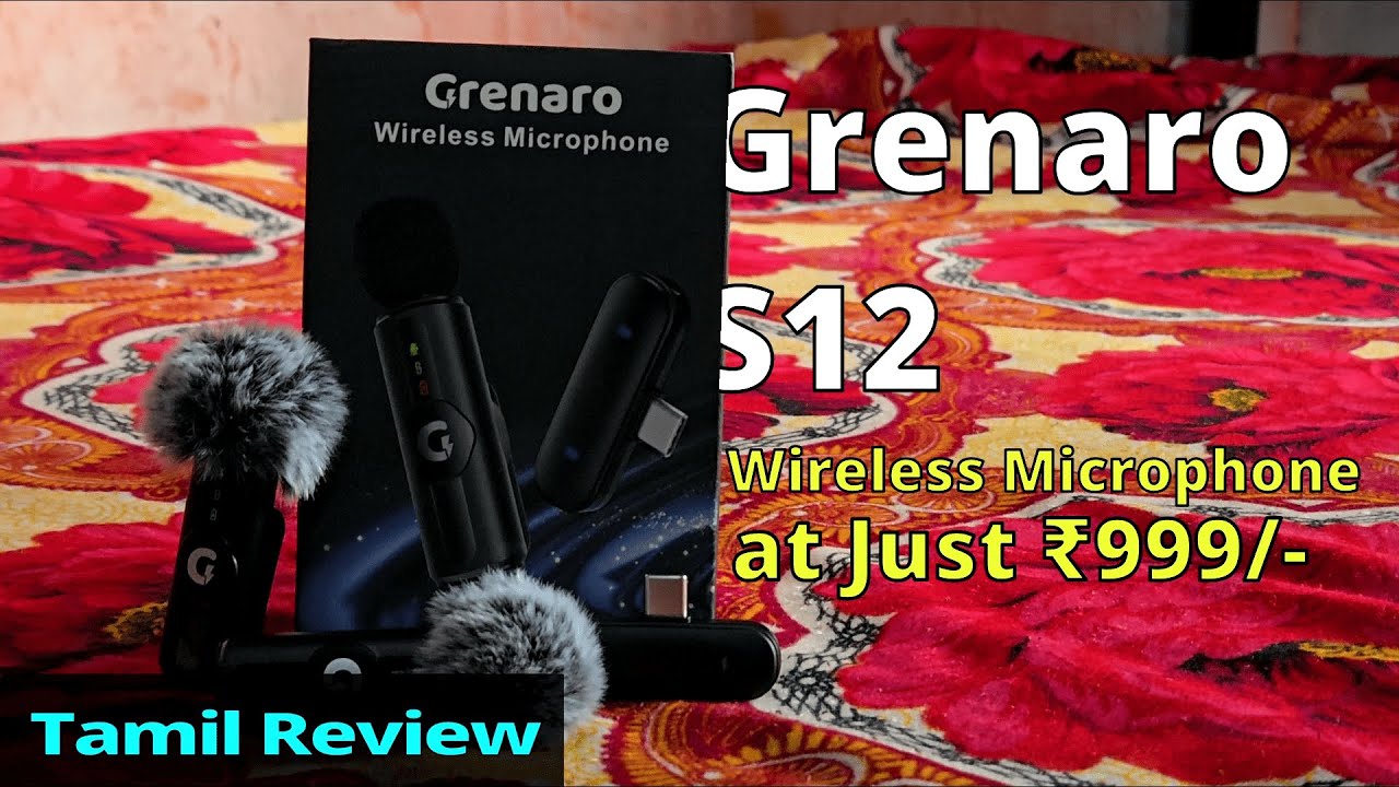 Best Budget Wireless Mic under ₹999? Grenaro S12 Review in Tamil