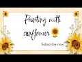 How to draw of a sunflower 🌻||Art & craft by Urmey