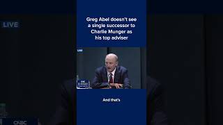 Greg Abel doesn't see a single successor to Charlie Munger as his top adviser