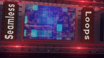 Animated Cyberpunk Hacking Twitch Overlay Mega Bundle, Seamless Loops, Screens, Panels, Alerts