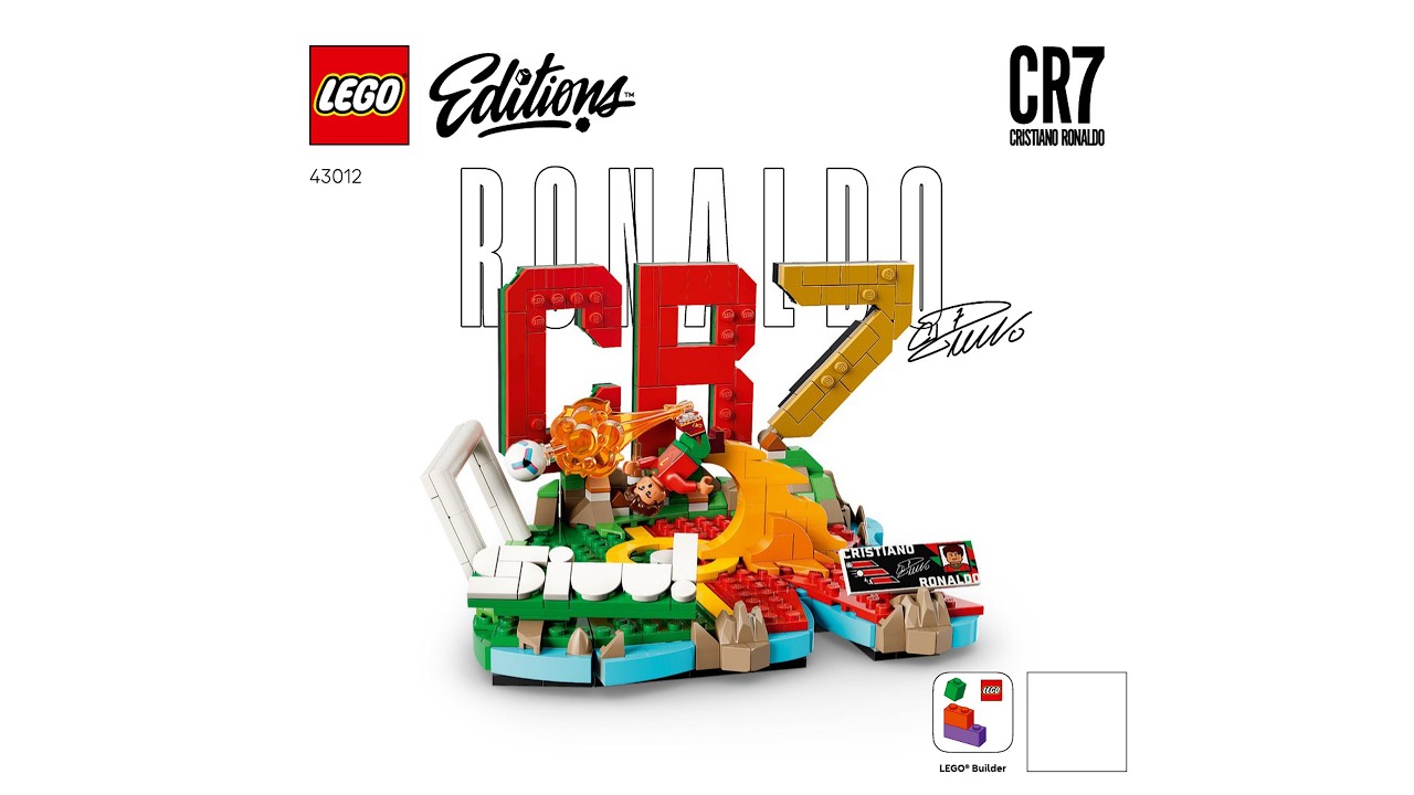 LEGO Editions 66823 Cristiano Ronaldo - CR7 Collectors Set building instructions