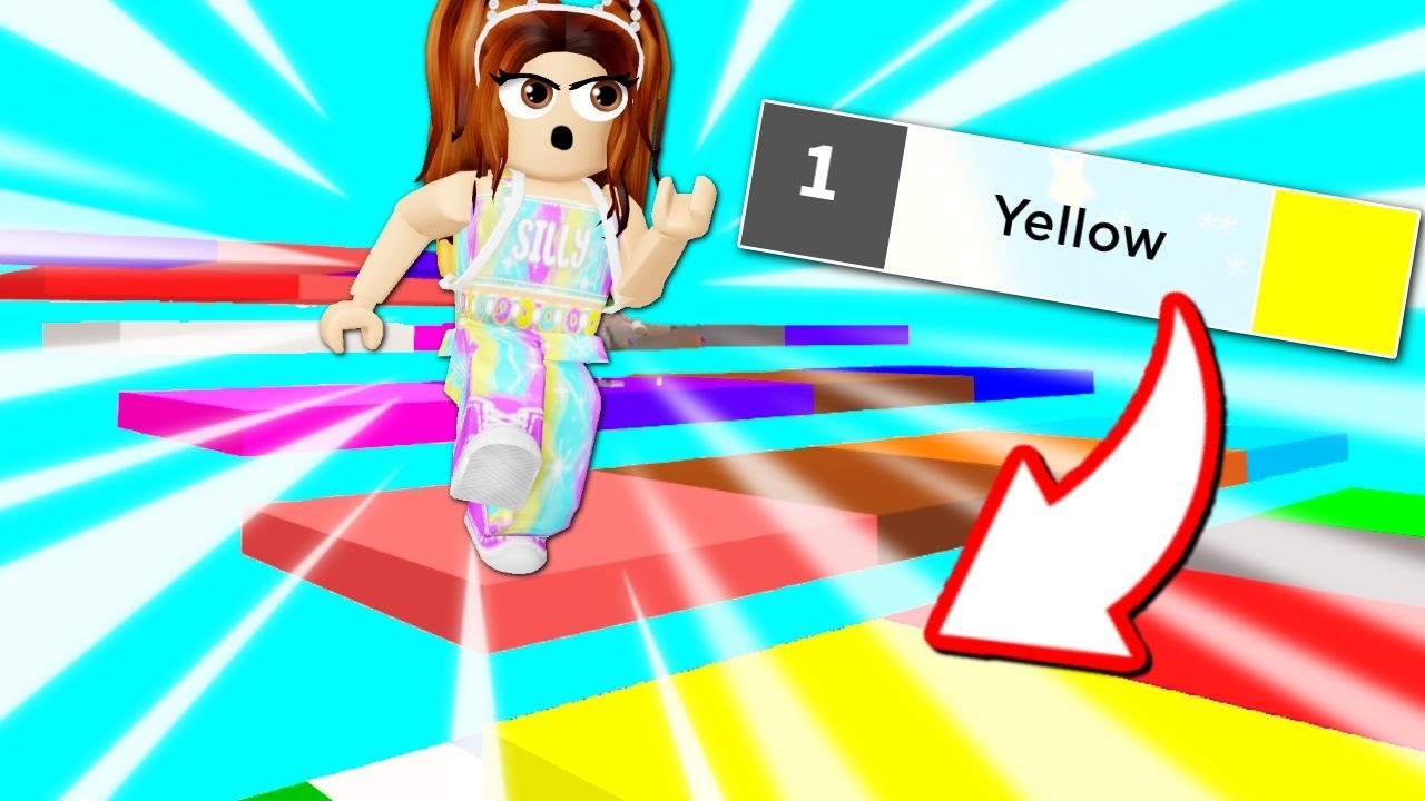 CUEIO: O chão vai cair! (Roblox)  Color Block Gameplay em Desenho