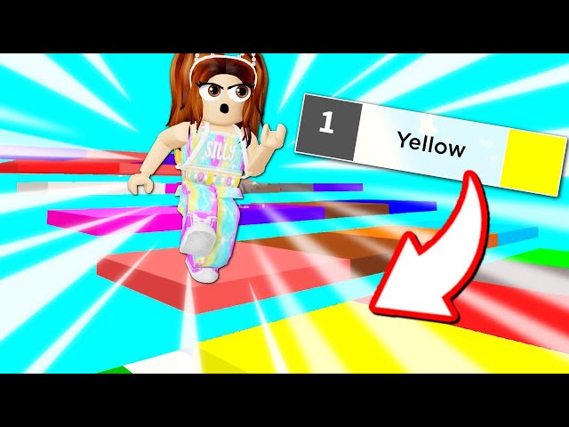 CUEIO: O chão vai cair! (Roblox)  Color Block Gameplay em Desenho