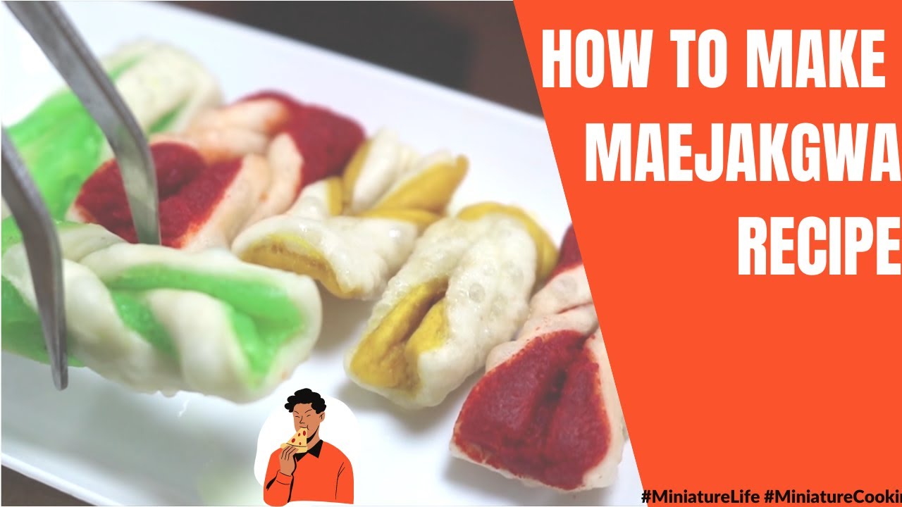 How to make Maejakgwa recipe |  Cooking Miniature Korean | ASMR
