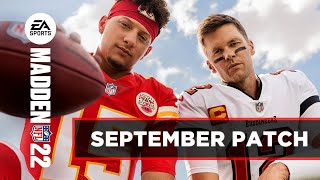 New Madden 22 Patch - Whats Fixed? September Le Update