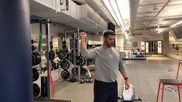 Band Standing Cuban Press Internal Rotation ECC