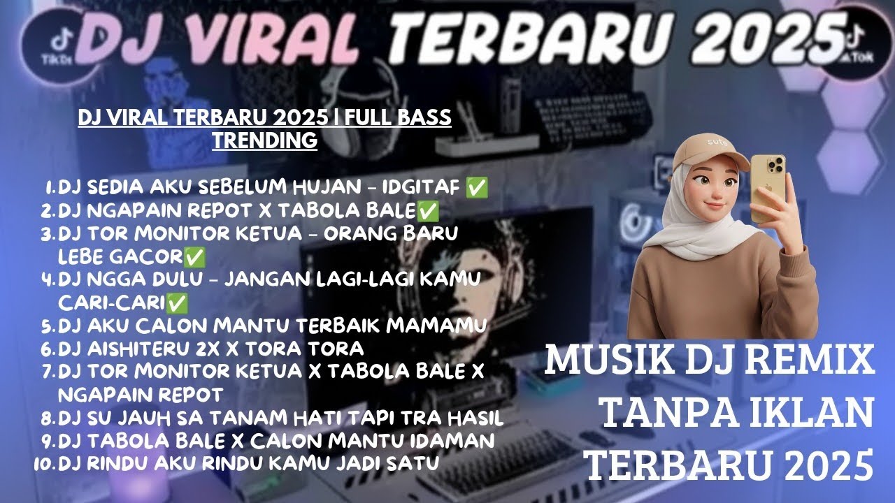 DJ TIKTOK TERBARU 2025llSEDIA AKU SEBELUM HUJAN-IDGITAF🎧DJ NGAPAIN REPOT x TABOLABALE #dj #djviral 