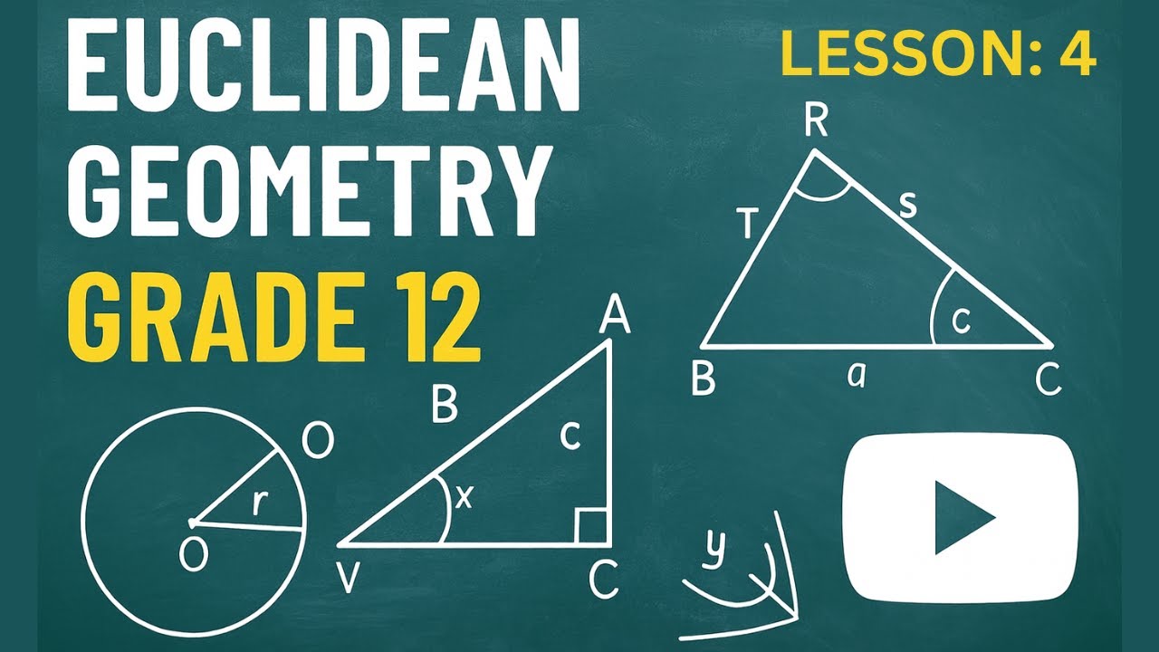 Euclidean Geometry Grade 12 | Theorems, Proofs & Questions with Answers | Lesson 4: Midpoint Theorem