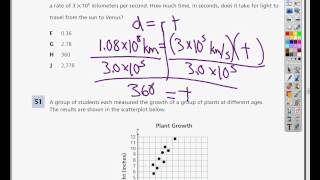 Question 50 - 8th Grade TCAP Practice Test