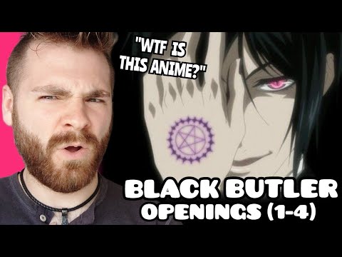 First Time Reacting to "BLACK BUTLER Openings (1-4)" | New Anime Fan! | REACTION!