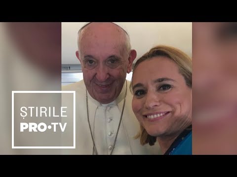Gestul făcut de Papa Francisc pentru Andreea Esca. “A fost un lucru minunat”