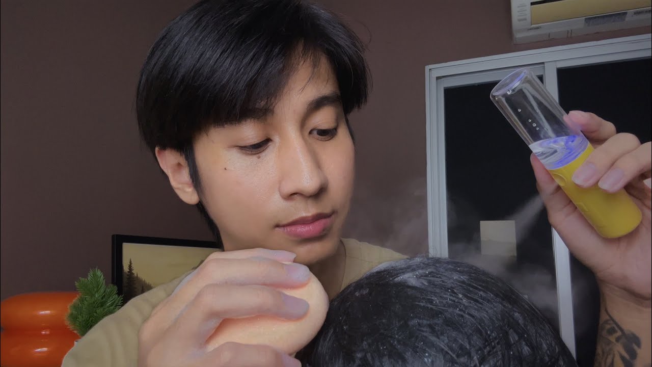 ASMR สปาหนังศรีษะ ล้างความเครียดออกจากหัวทั้งหมด Hair Shampoo & Spa (1Hour,Rp)