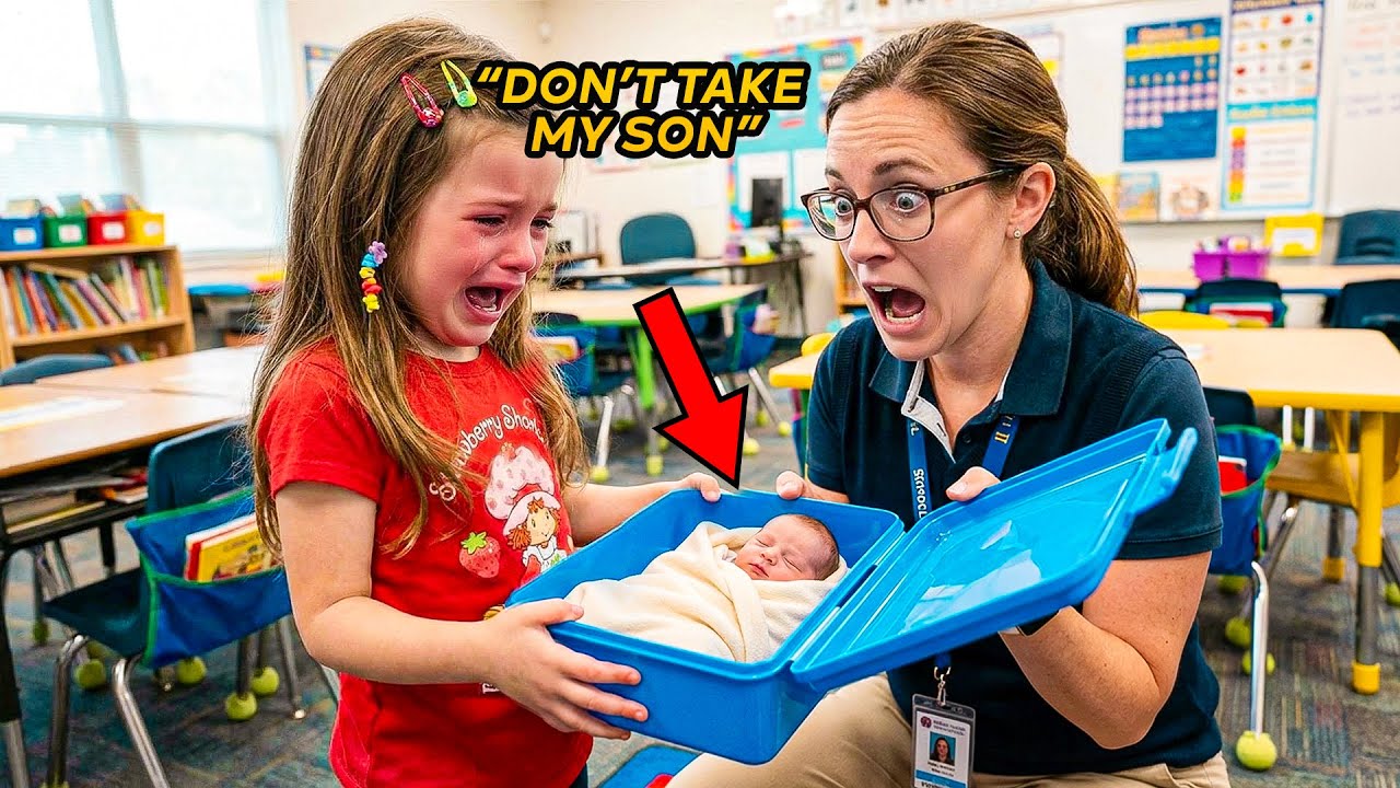 Little girl brings heavy lunchbox to school — teacher opens it and calls 911 shaking