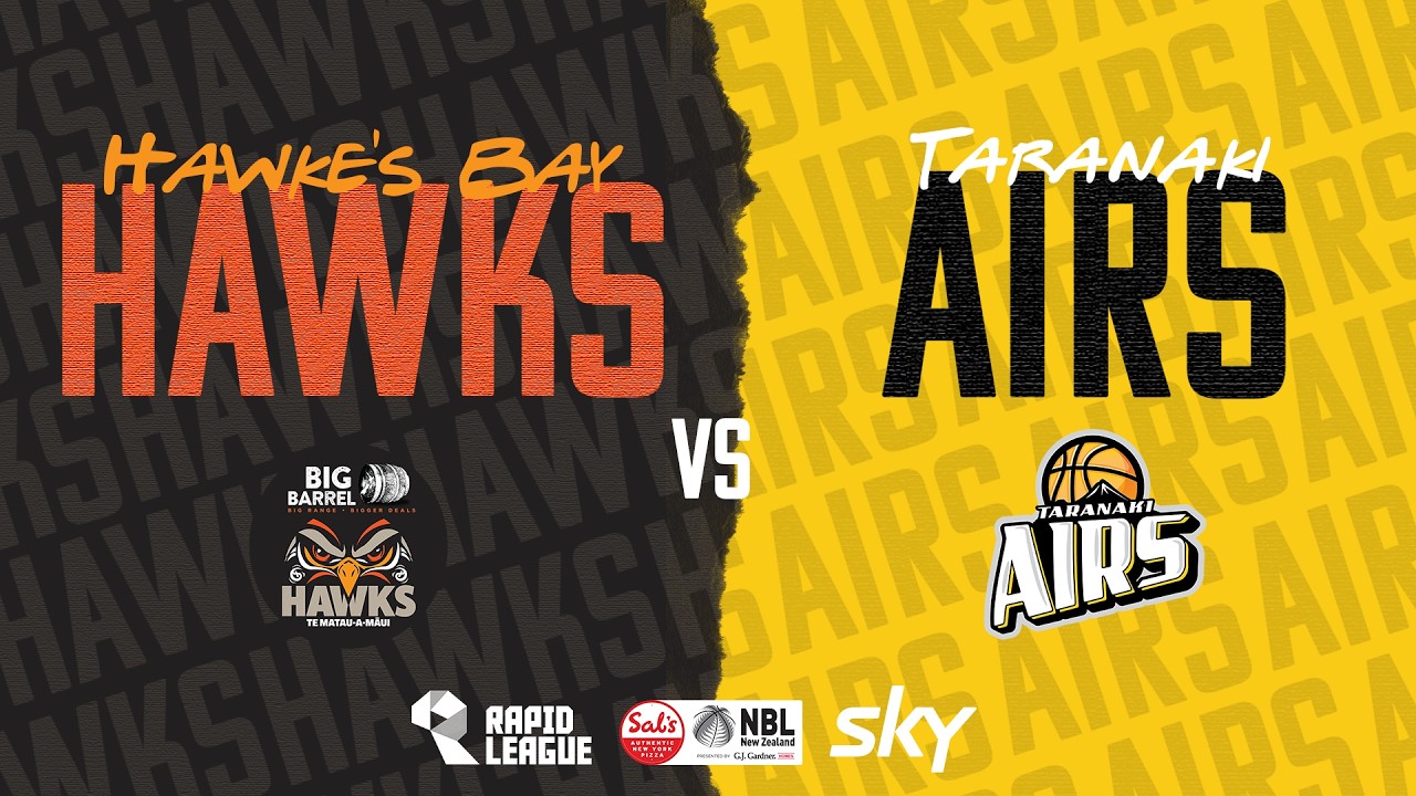 LIVE 🔴 Hawke’s Bay Hawks v Taranaki Airs | @SalsNBL 2026