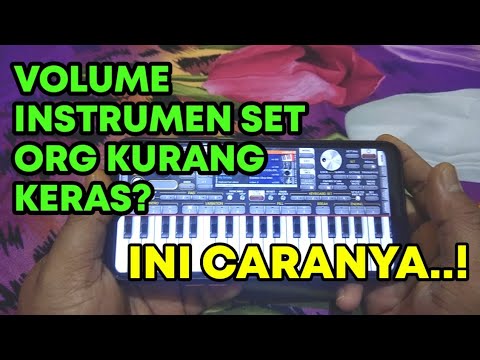 CARA MENGATUR VOLUME INSTRUMEN SET ORG | SET ORG VIP || BELAJAR ORG PEMULA