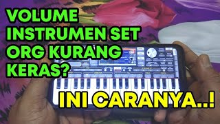 HOW TO SET THE VOLUME OF THE ORG SET INSTRUMENT | ORG SET VIP || LEARNING ORG FOR BEGINNERS
