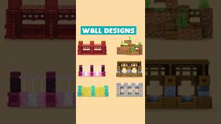 6 Minecraft Walls Nobodys Using!