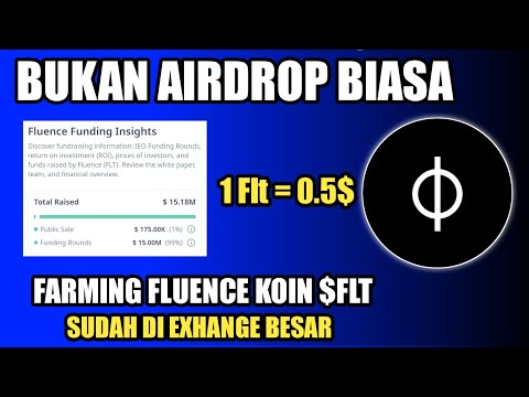 POINT = TOKEN ! CARA MENDAPATKAN TOKEN FLUENCE SECARA GRATIS , SUDAH LISTING DI CEX