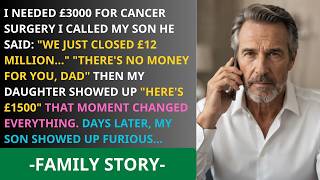 My Successful Son Refused £3000 For My Cancer Surgery - My Struggling Daughter Gave Me Everything..