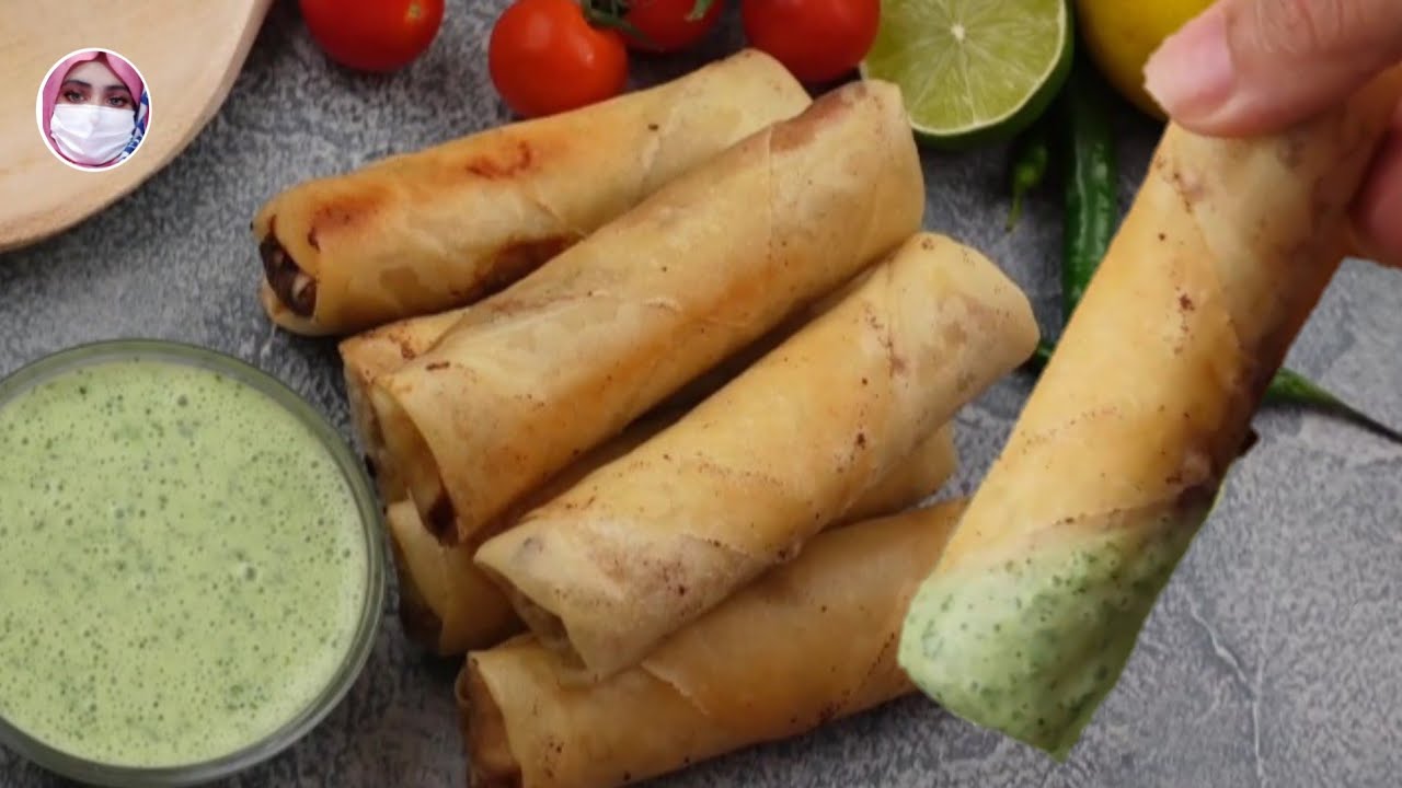 Chicken Spring Rolls Restaurant Style,Ramadan Special Recipe By Musarat Food Secrets 