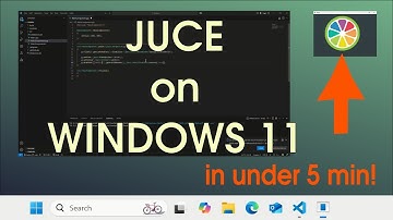 Complete C++ JUCE Development Environment on Windows 11