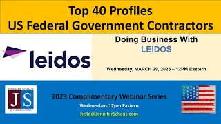 Top 40 Federal Contractors - PROFILE #8 - Leidos