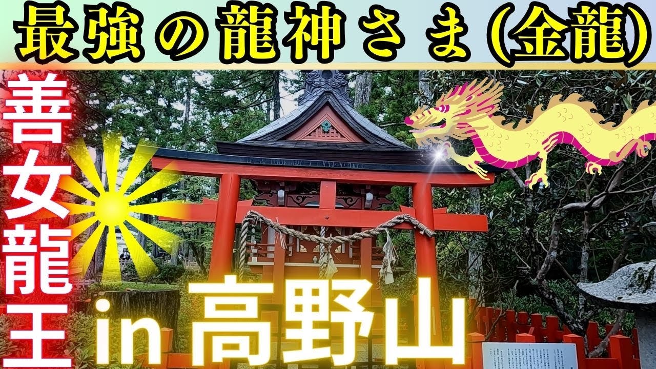 ⚠️高野山に鎮座する龍神さまは【全ての龍神の王様】善女龍王(ぜんにょりゅうおう)和歌山県パワースポット - YouTube