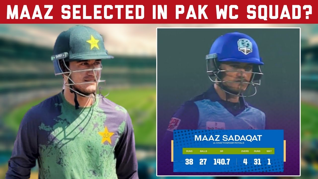 All-round brilliance from Maaz Sadaqat on his BPL debut for Noakhali Express 🙌🏻