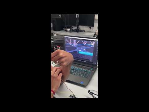 sEMG-controlled VR environment demo