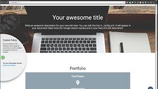 Cookie Policy Material Jekyll Theme