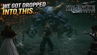 We Got Dropped Into THIS… | FF7 Remake
