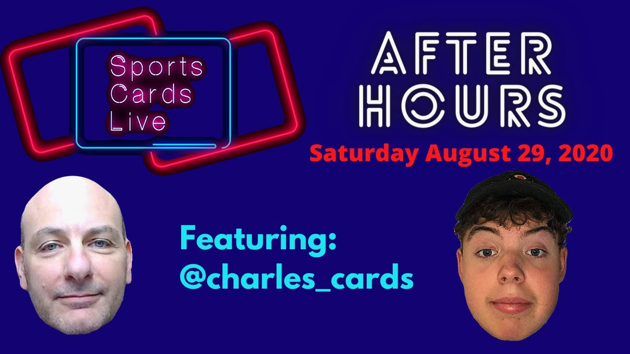 Sports Cards Live After Hours 2 Charles Hinde YouTube