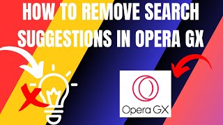 How to Remove Search Suggestions in Opera GX (2026) How to Remove Search Suggestions in Opera GX (2026)