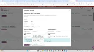 Intercompany Journal Cash transfer