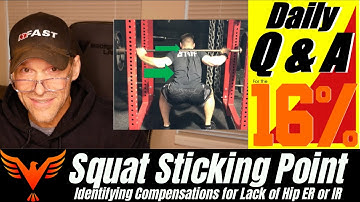 Q & A for The 16% - Squat Sticking Point Strategy - Compensations for ER and IR - BillHartmanPT.com
