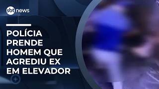 Homem que agrediu ex-companheira em elevador é preso em SP | #NewsSábado