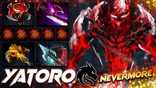 Yatoro Shadow Fiend Nevermore - Dota 2 Pro Gameplay [Watch & Learn]