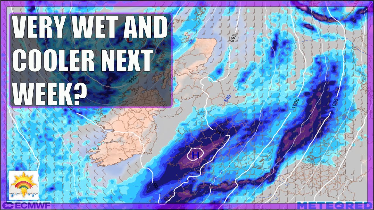 Ten Day Forecast: Very Wet And Cooler Next Week? - YouTube