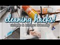 SIMPLE & EASY CLEANING HACKS 2021 (Spring Clean FASTER!) / GENIUS BUDGET CLEANING HACKS & IDEAS