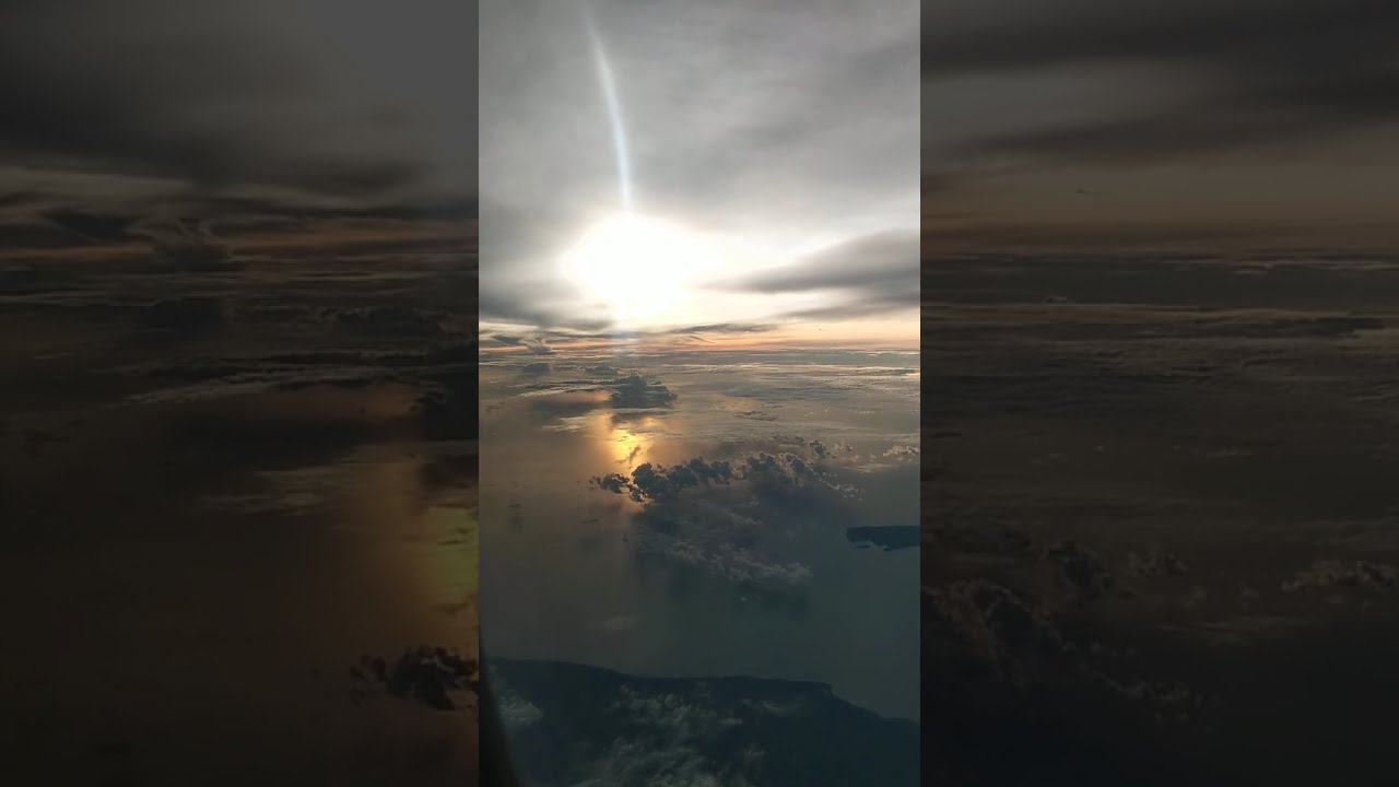 Sunrise  saat persiapan  Landing di Biak Intl Airport